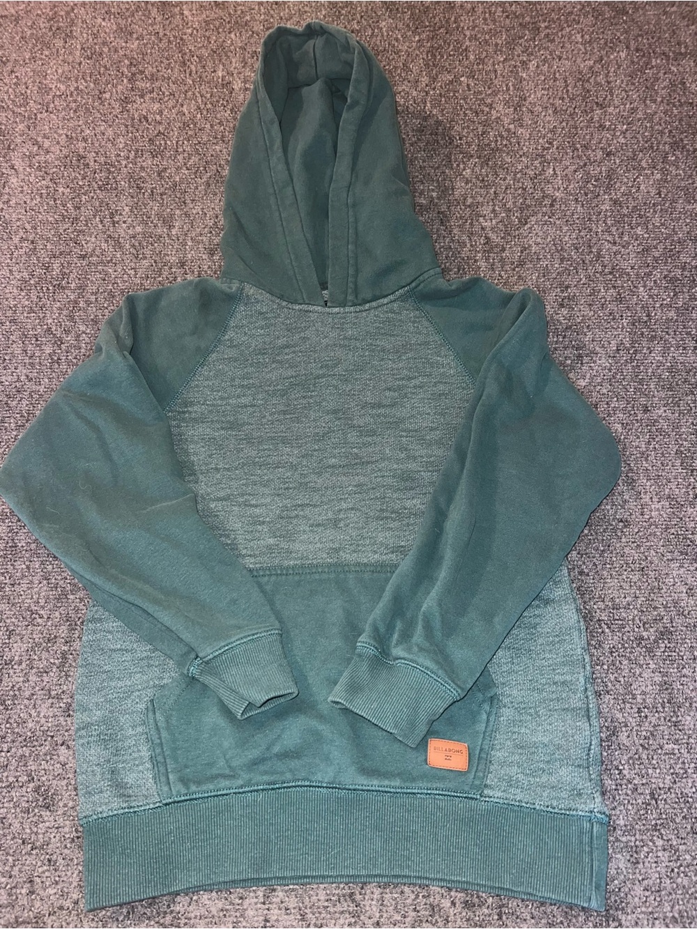 Billabong Teal‎ Green Kids Hooded Sweatshirt